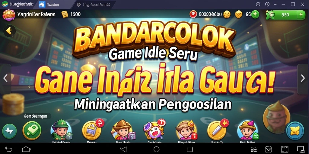Tampilan gameplay BANDARCOLOK yang menarik dan interaktif.