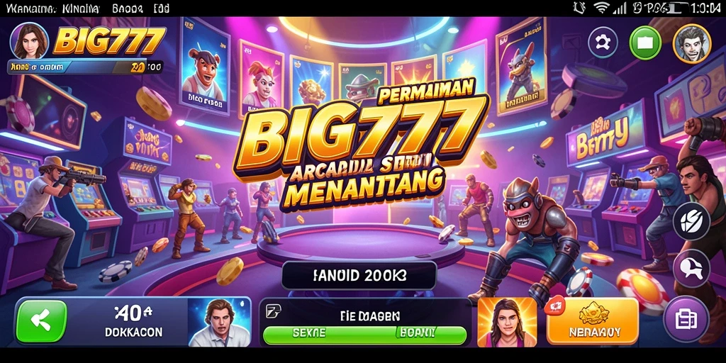 Screenshot menampilkan gameplay seru dan tantangan di BIG777.