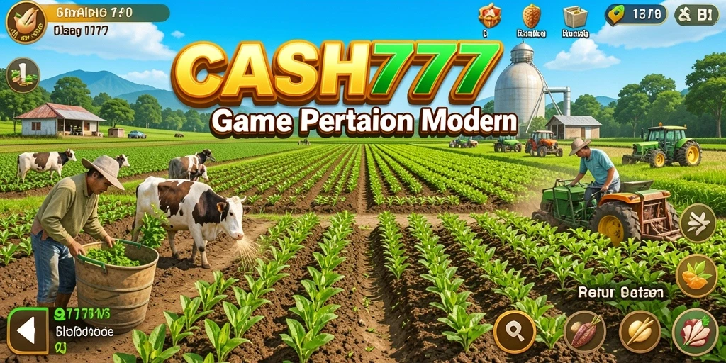 Gameplay seru di CASH777 dengan aktivitas bertani yang menyenangkan.
