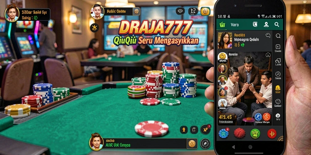 Screenshot gameplay menarik DRAJA777 saat bermain QiuQiu.