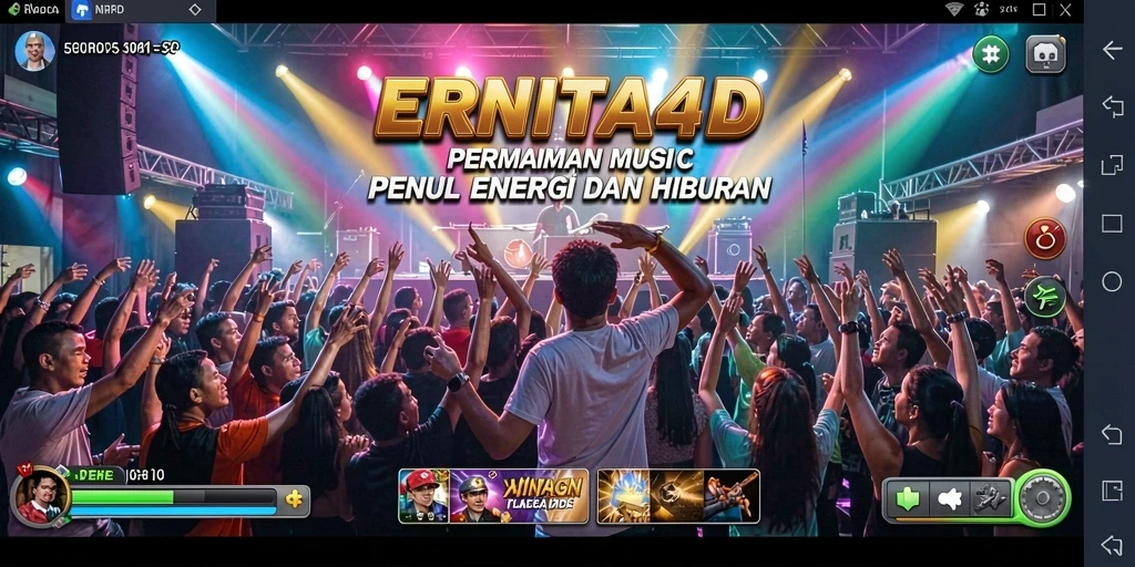 Tampilan gameplay ERNITA4D yang menarik dan interaktif.