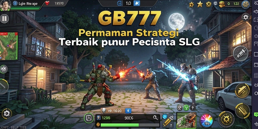 Tampilan grafis dari game SLG yang memukau dan penuh warna.