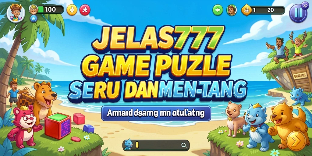 Screenshot gameplay JELAS777 menampilkan tantangan puzzle yang menarik.