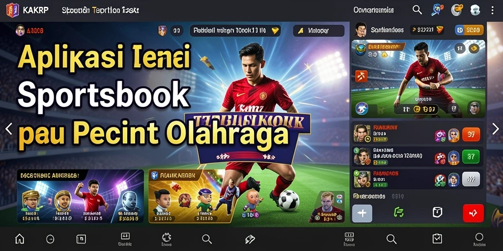 Tampilan gameplay yang menarik dari aplikasi taruhan olahraga KAKRP.