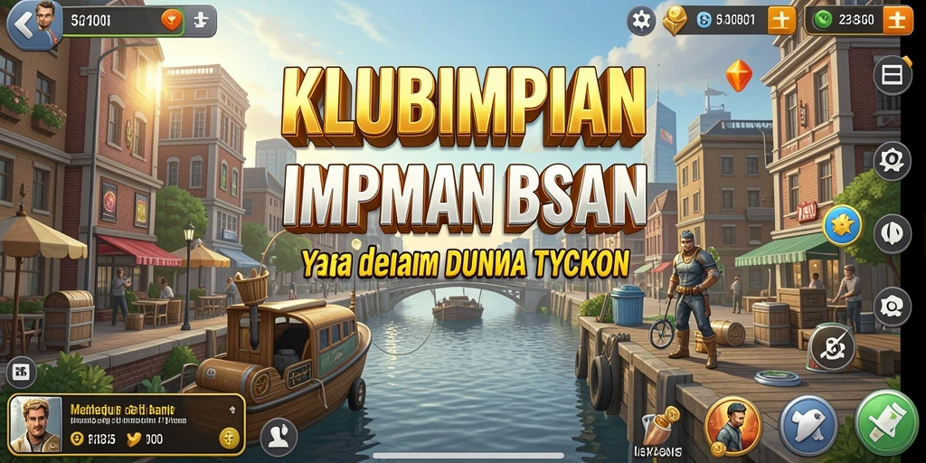 Tampilan gameplay KLUBIMPIAN yang menarik dan dinamis.
