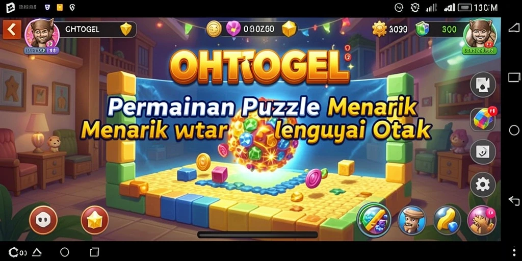 Tampilan utama gameplay OHTOGEL dengan teka-teki menantang.