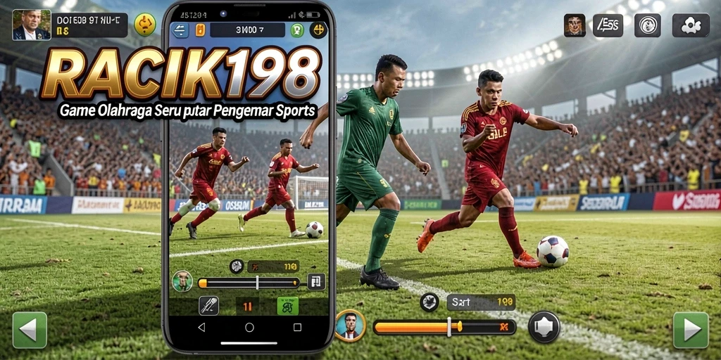 Tampilan gameplay seru di RACIK198 yang memukau.