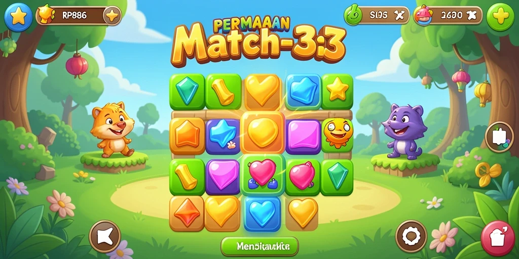 Tampilan gameplay seru dan menantang di RP886.