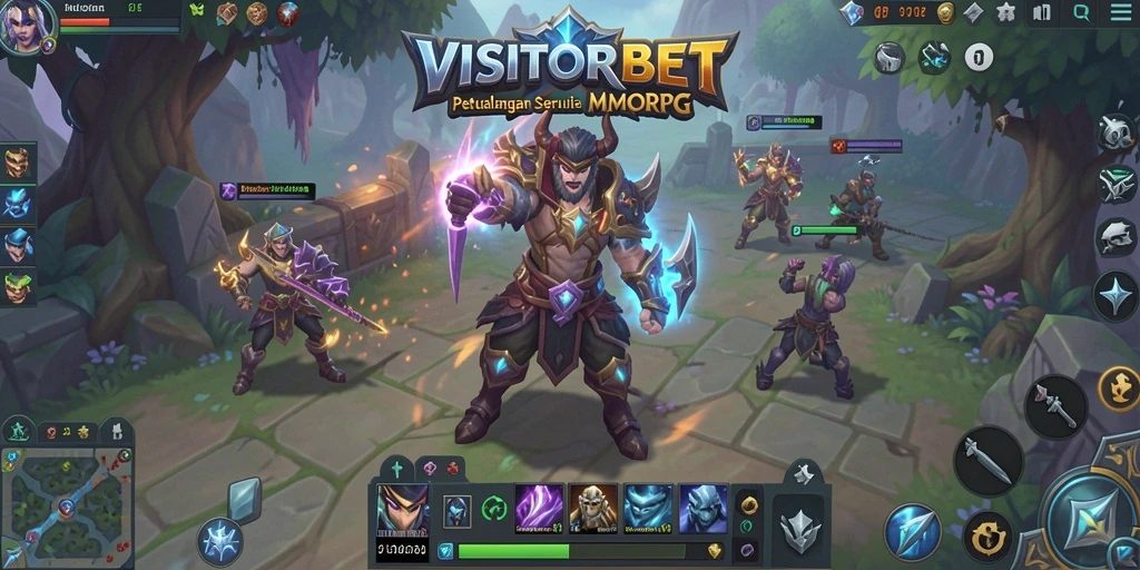 Screenshot utama VISITORBET memperlihatkan gameplay yang mendalam dan penuh aksi.