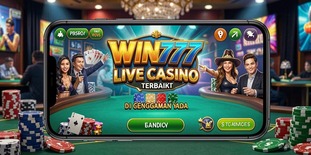 Tampilan gameplay Live Casino yang menarik dan interaktif di WIN777.
